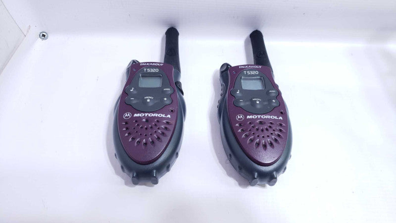 Walkie Talkie Set of Two Motorola Talkabout T5320 2-Way Radio [