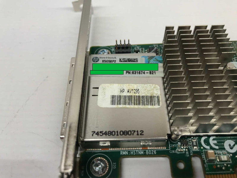 HP 631674-B21 P421 Smart Array 6Gb/s SAS PCIe Controller Card