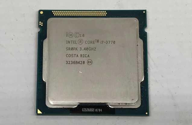 Intel i7-3770 3.40GHz LGA 1155 SR0PK Computer Processing Unit
