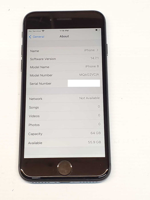 Apple iPhone 8 64GB, Unlocked, Factory reset _