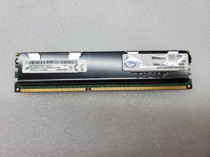 Micron 32GB PC3L-10600R [1333 MHz] Server Memory Stick (