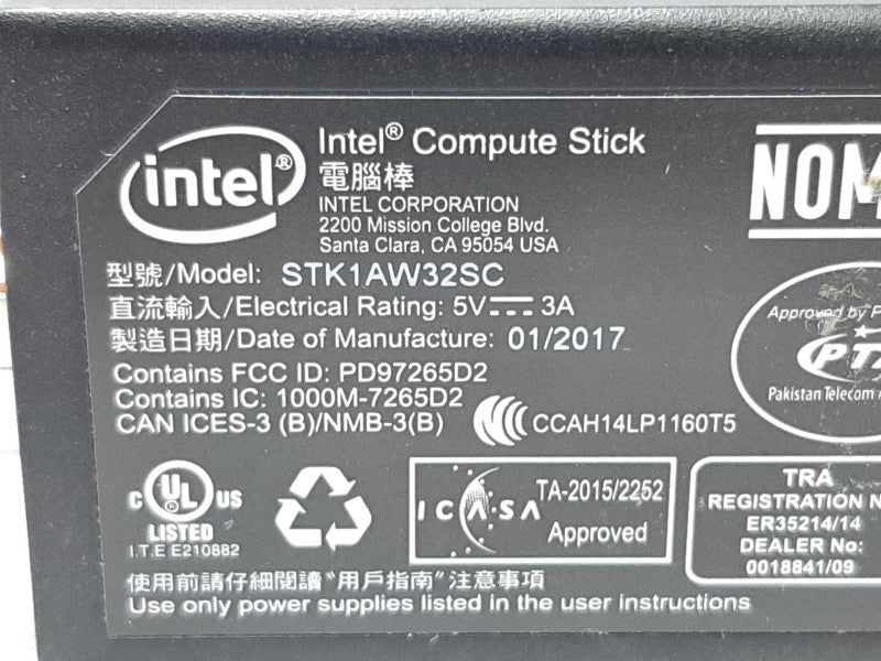 Intel Compute Stick STK1AW32SC Atom x5-Z8300 1.44GHz 2GB RAM 32GB +