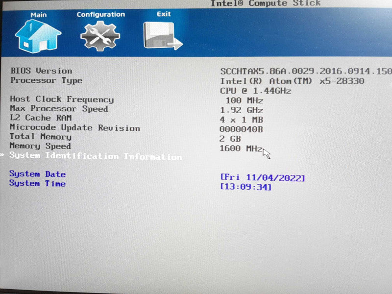 Intel Compute Stick STK1AW32SC Atom x5-Z8300 1.44GHz 2GB RAM 32GB +