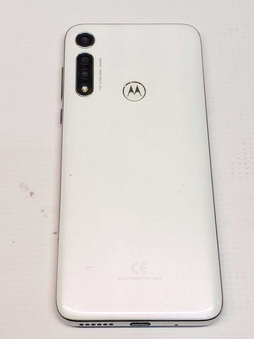 Motorola Moto G Fast - 32GB - White, cracked Screen, Unlocked _