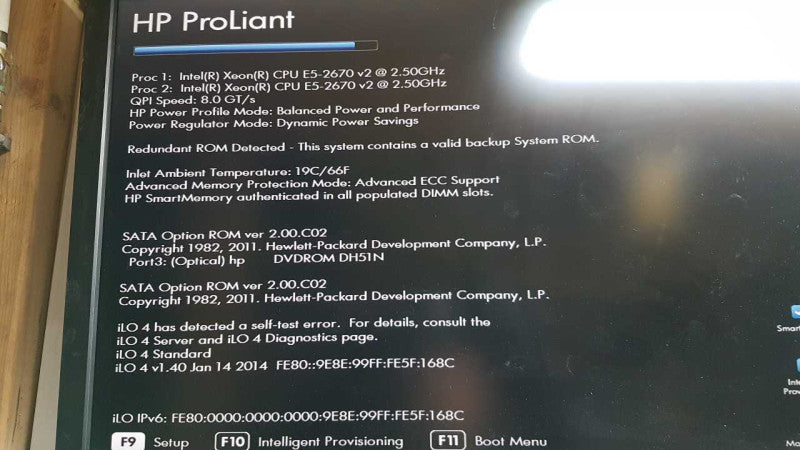 HP proliant ML350p gen8 2x Xeon E5-2670 V2 @ 2.50ghz / 32gb ram / see notes #