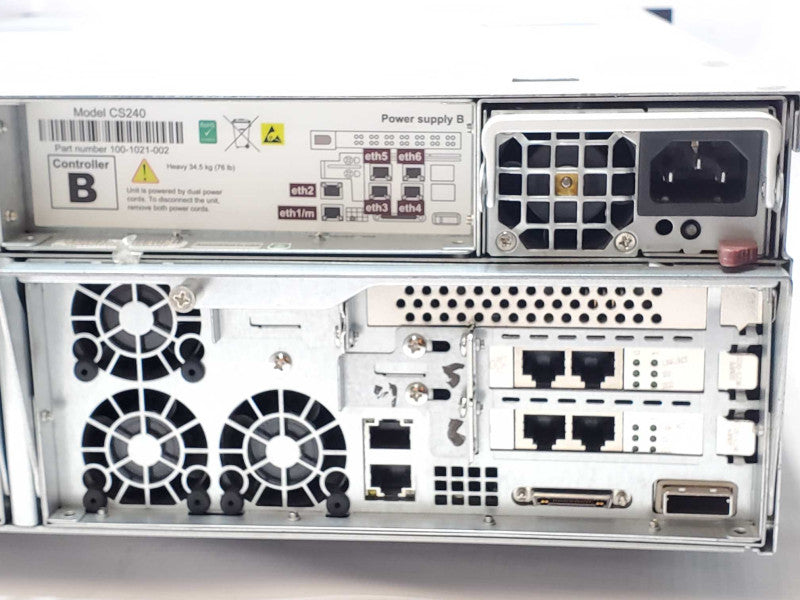 Nimble storage CS240 NIM-CS240-002-NB, 16x 3.5\\" Bays, 2x Controller, 2x PSU _