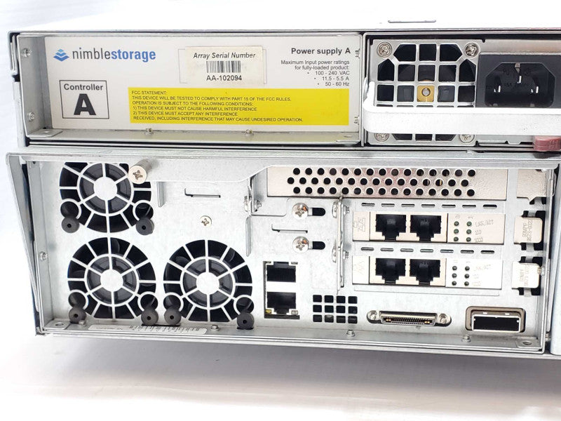 Nimble storage CS240 NIM-CS240-002-NB, 16x 3.5\\" Bays, 2x Controller, 2x PSU _