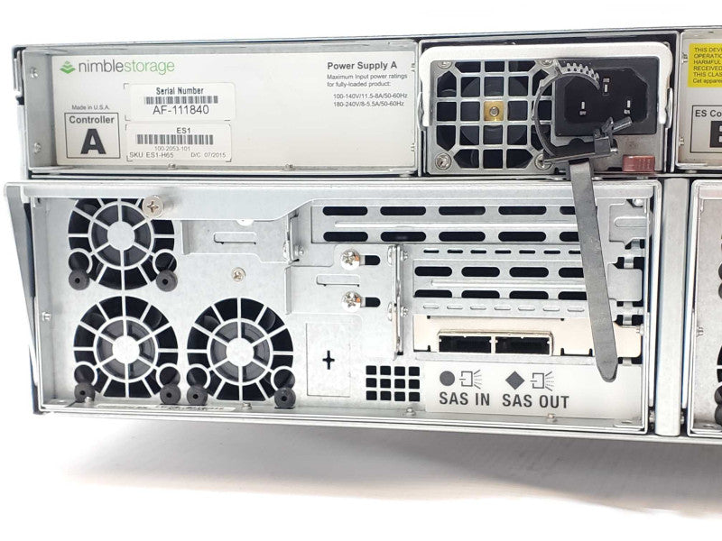Nimble storage ES1, 16x 3.5\\" Bays, 2x Controller, 2x power supplies, No HDD _