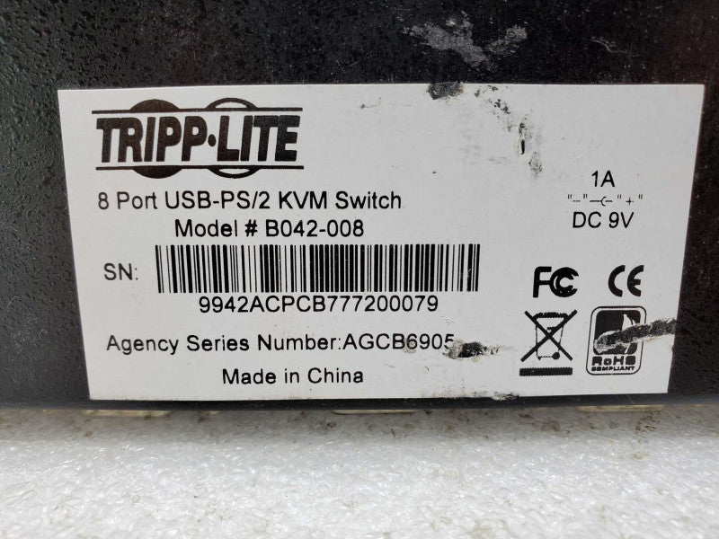 Tripp-Lite B042-008 8 Port USB-PS2 KVM Switch (