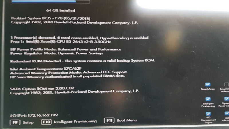 HP Proliant DL380p Gen8 Xeon E5-2643 V2 @ 3.50ghz / 2x P420i raid / 64gb ram #