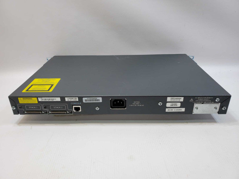 Cisco Switch WS-C3750-24PS-S V05 24 Port PoE 10/100/1000 Gigabit Switch (