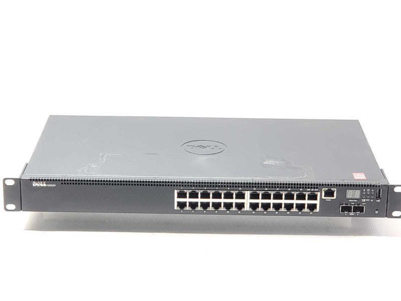 Dell N2024 24-Port GbE 2-Port SFP+ Network Switch N2024, AS-IS, Read _