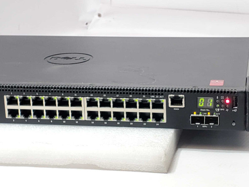 Dell N2024 24-Port GbE 2-Port SFP+ Network Switch N2024, AS-IS, Read _