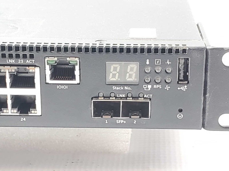 Dell N2024 24-Port GbE 2-Port SFP+ Network Switch N2024, AS-IS, Read _