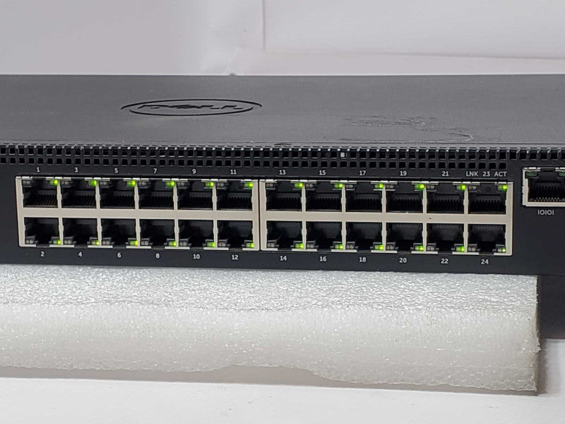 Dell N2024 24-Port GbE 2-Port SFP+ Network Switch N2024, AS-IS, Read _