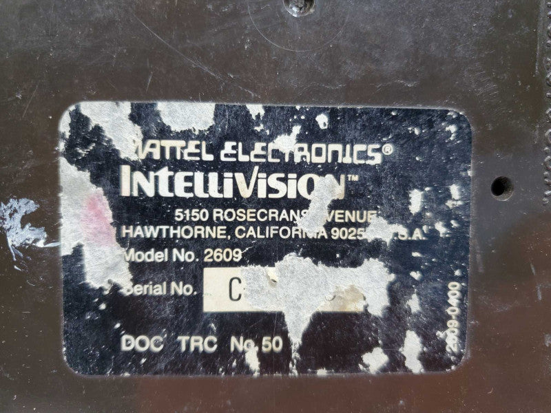 1981 2609 Mattel Intellivision Game Console with voice synthesis module