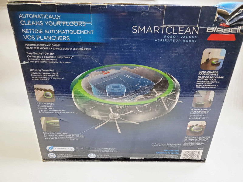 Bissell DigiPro Rechargeable Bagless Automatic Robot Vacuum Cleaner AS-IS