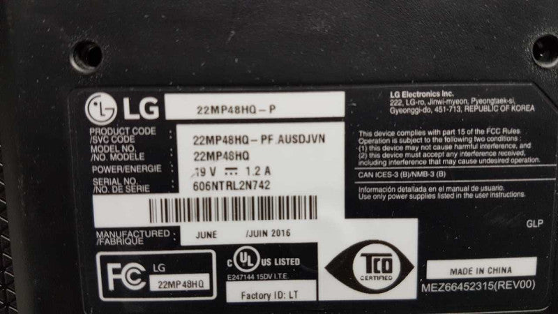 lg-22MP48HQ-P-led 22\\'\\' Class Full HD IPS LED Monitor 60hz 5ms 1920 x 1080 #