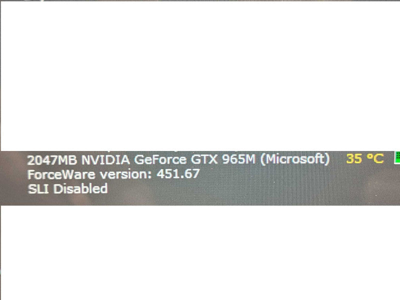 Microsoft Surface Book Performance Base 1785 with nVidia 965M GPU 2GB _