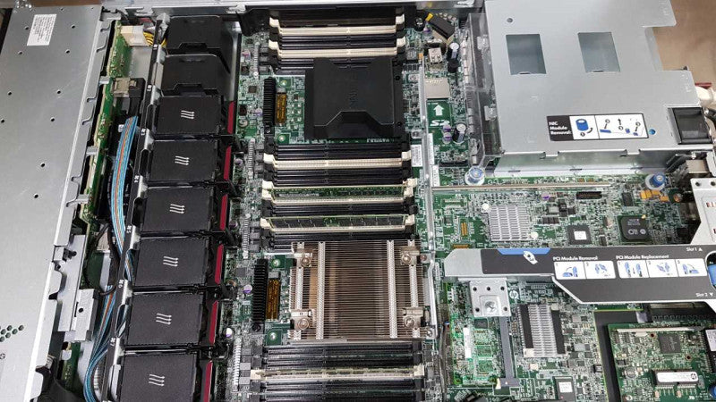 HP proliant DL360p Gen8 Xeon E5-2620 V2 @ 2.10ghz / 40gb ram / P420i Ctrl #