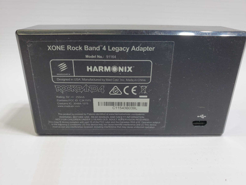 Rock Band 4 Xbox One Legacy Game Controller Adapter AS-IS
