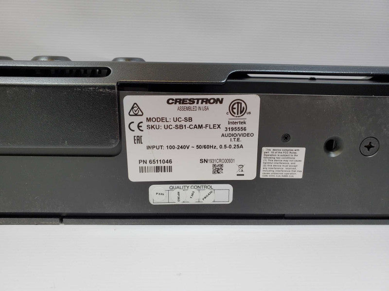 CRESTRON UC-SB1-CAM-FLEX SOUNDBAR CAMERA (