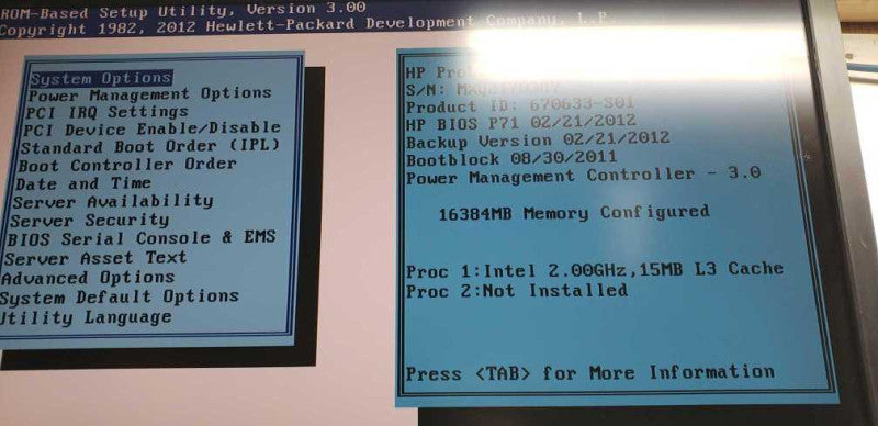 HP Proliant DL360p Gen8 Xeon E5-2620 2.00ghz 16GB RAM  P420i Raid Ctrl 2xPSU $