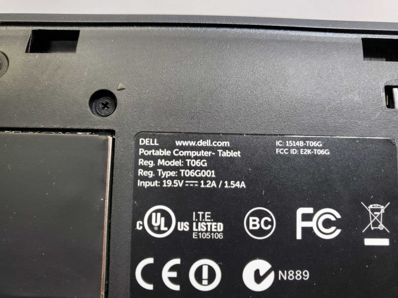 DELL VENUE 11 PRO 10.8\\" 5130 T07G T06G001 BLACK WITH KEYBOARD | AS-IS