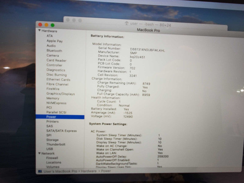 Macbook Pro 2015 Retina 15\\" Core i7-4870HQ @ 2.5GHz 16GB Ram 500GB SSD (