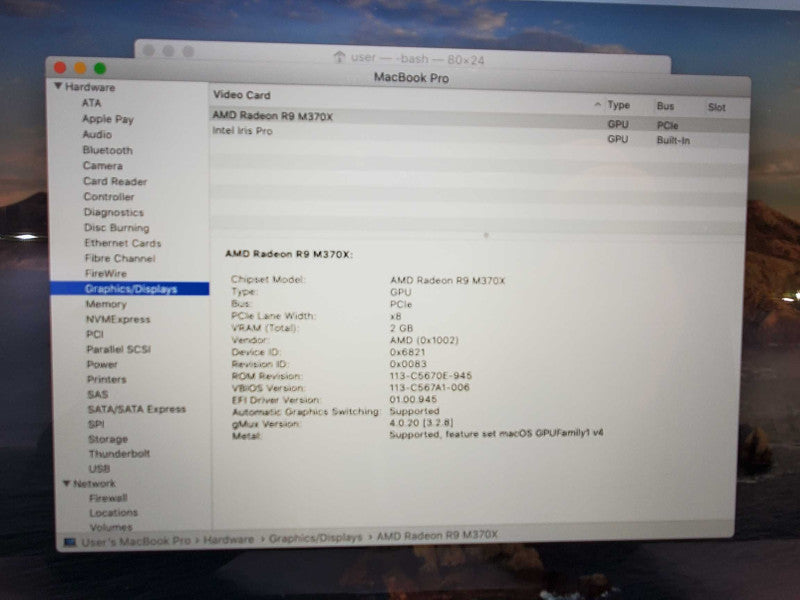 Macbook Pro 2015 Retina 15\\" Core i7-4870HQ @ 2.5GHz 16GB Ram 500GB SSD (