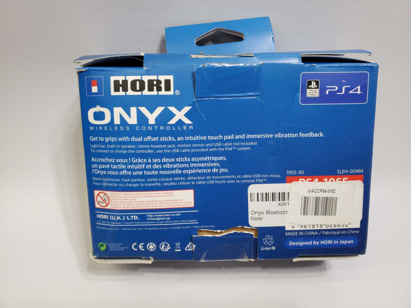 PS4 Hori ONYX WIRELESS CONTROLLER Black