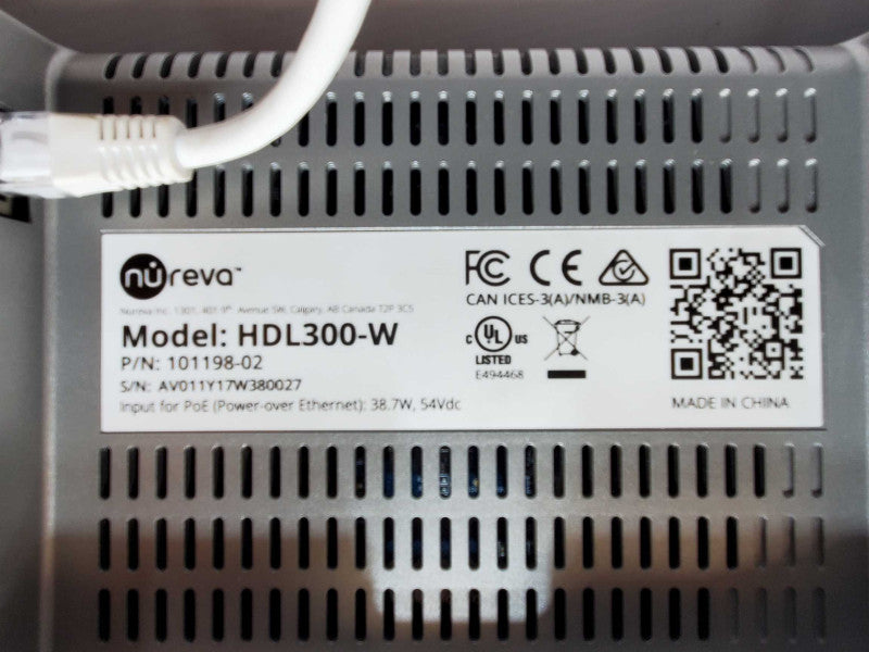 NUREVA HDL300-W, Audio Conferencing Speaker only, Powers on, AS-IS _