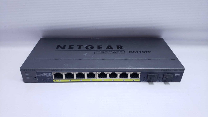 Netgear GS110TP ProSafe 8Port Gigabit Smart Switch w/ PoE & Fiber Uplink [