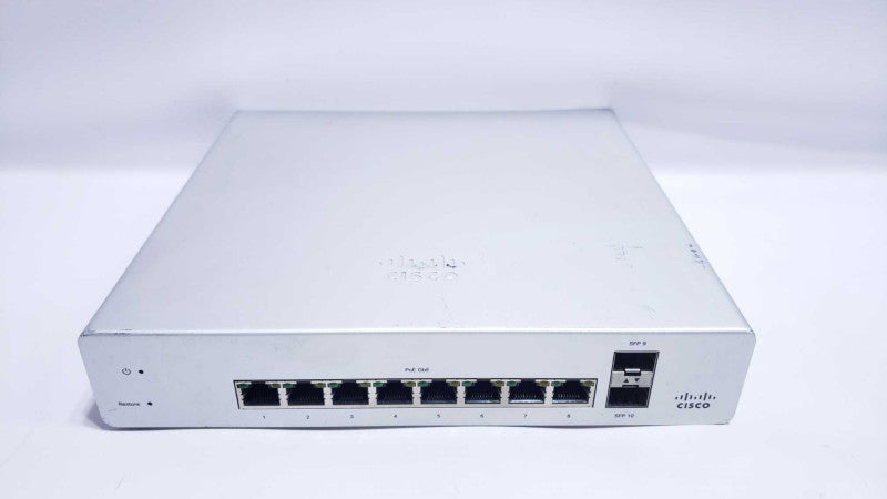 Claimed Cisco Meraki MS220-8P Cloud Managed Switch 8-Port Gigabit PoE 8x 1GbE [