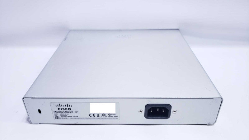 Claimed Cisco Meraki MS220-8P Cloud Managed Switch 8-Port Gigabit PoE 8x 1GbE [