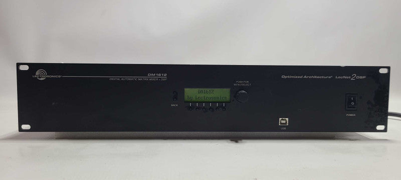 Lectrosonics DM1612 Audio DSP Matrix Processor Splitter Active Crossover  $
