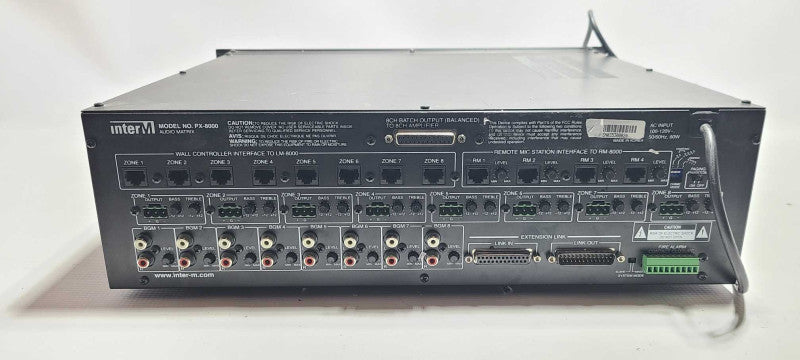 Inter-M PX-8000 8X8 Audio Matrix System/Controller $