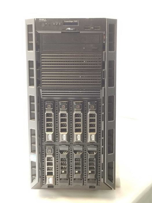 Dell PE T420, 1x Xeon E5-2420v2 2.2GHZ, 32GB DDR3, PERC H310, 5x 500GB HDDs _