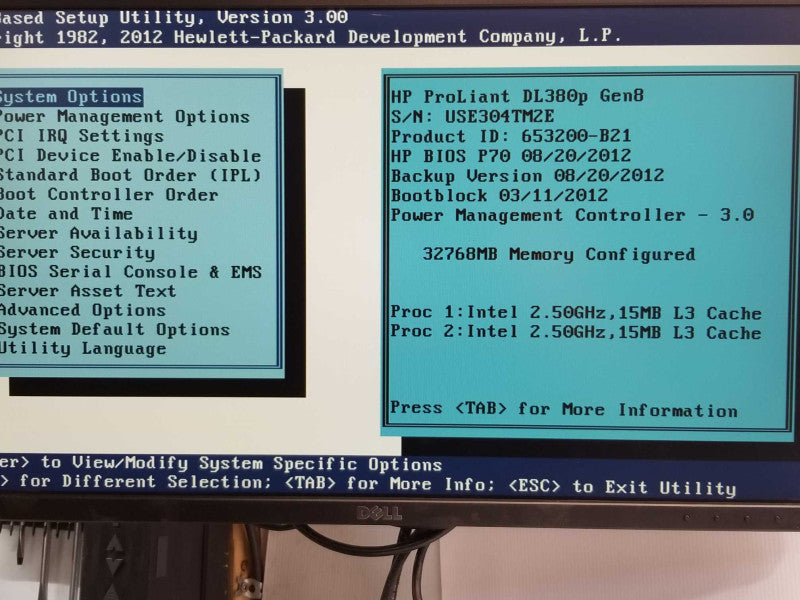 HP Proliant DL380p G8, 2x Xeon E5-2640 2.5GHz, 32GB RAM, 2x PSU, P420i, 2.5\\" _