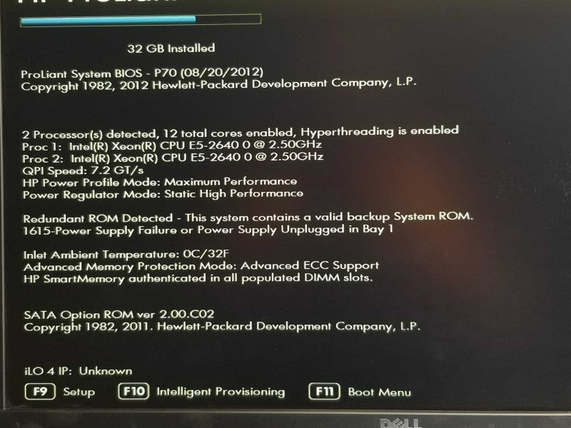 HP Proliant DL380p G8, 2x Xeon E5-2640 2.5GHz, 32GB RAM, 2x PSU, P420i, 2.5\\" _