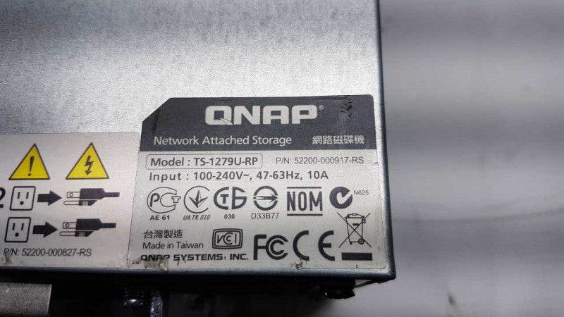 Qnap TS-1279U-RP 12x 3.5\\" bay NAS raid i3-3220 @ 3.30ghz / 16gb ram #