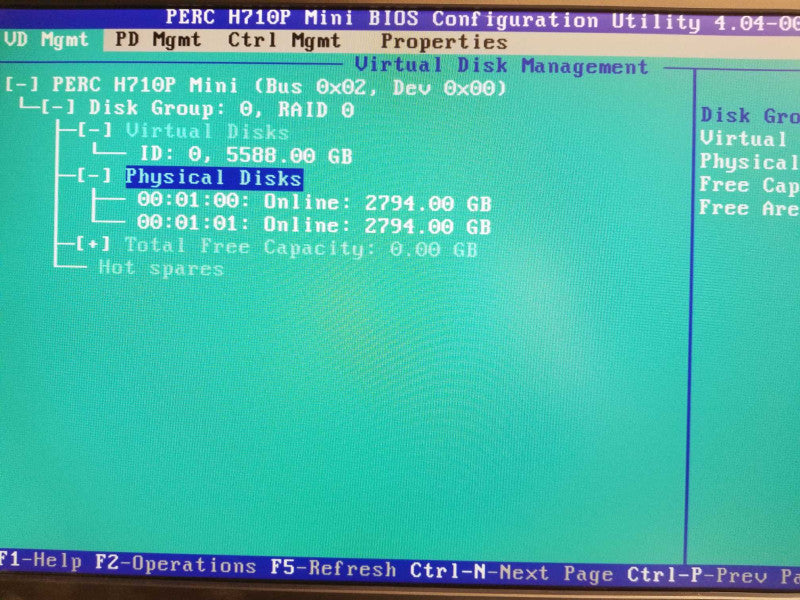 Dell PE R720, 2x Xeon E5-2660 2.2GHz, 32GB RAM, 2x PSU, 2x 3TB SAS, H710p mini _