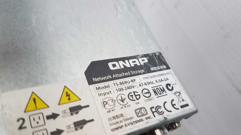 Qnap TS-869U-RP 8-Bay Rackmount NAS Atom D2701 @ 2.13ghz / 2gb ram #