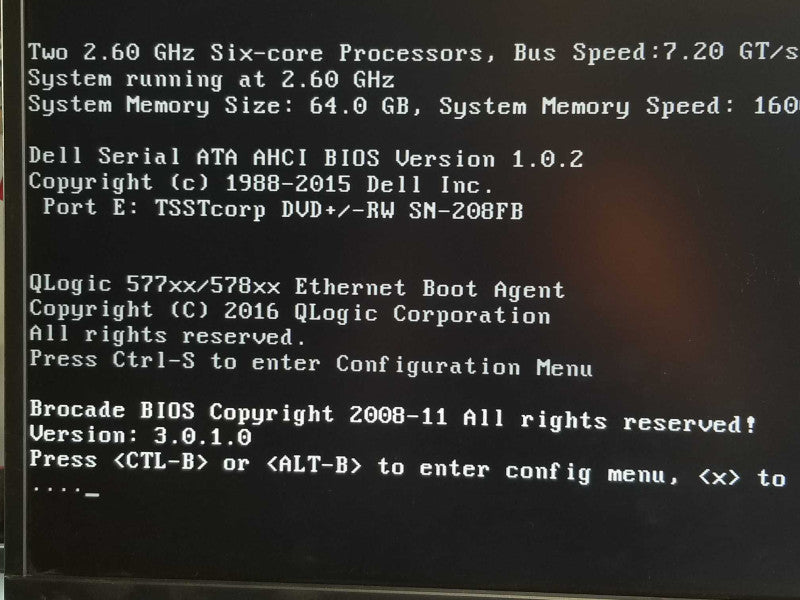 Dell PE R720, 2x Xeon E5-2630v2 2.6GHz, 64GB RAM, 2x PSU 16x 2.5\\" Bays No RAID _