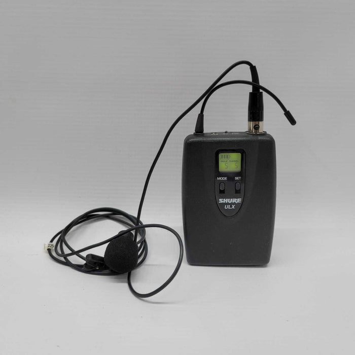 Shure ULX1 J1 Belt Pack J1 554-590 MHz + Battery w/Lapel Mic