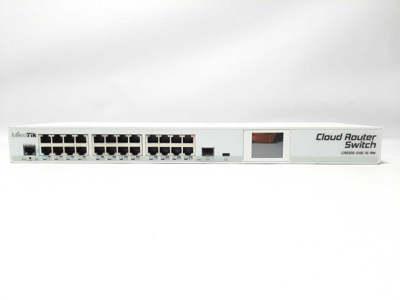 Mikrotik CRS125-24G-15-RM Cloud Router Switch 1x SFP 24x GigEth +