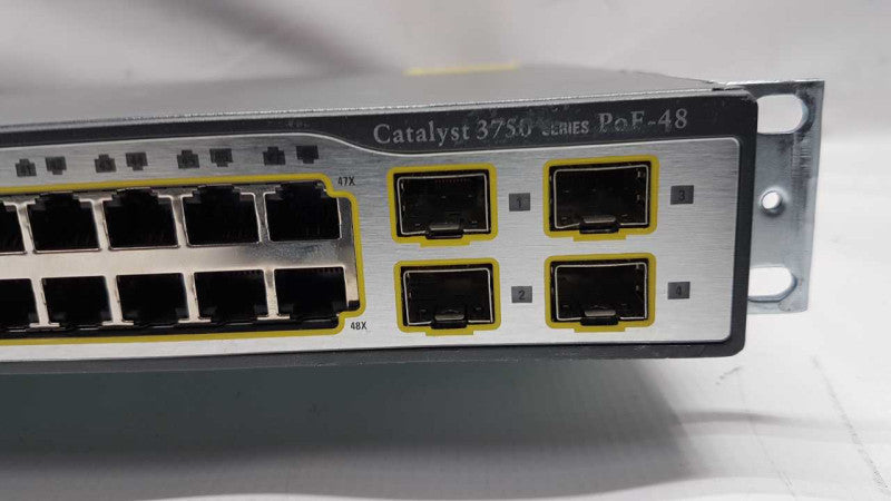 Cisco Catalyst 3750 series PoE-48 WS-C3750-48PS-S / FACT RESET READ #