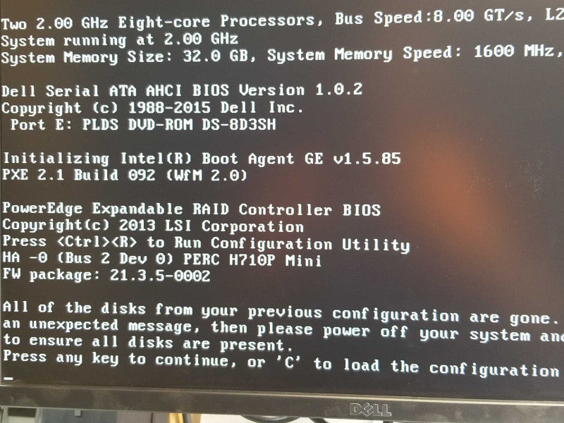 Dell PE R720, 2x Xeon E5-2650 2.0GHz, 32GB, 2x 3TB SAS, 2x PSU, H710p Mini 3.5 _