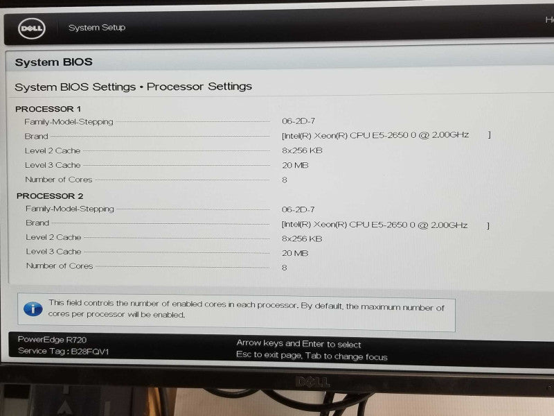 Dell PE R720, 2x Xeon E5-2650 2.0GHz, 32GB, 2x 3TB SAS, 2x PSU, H710p Mini 3.5 _