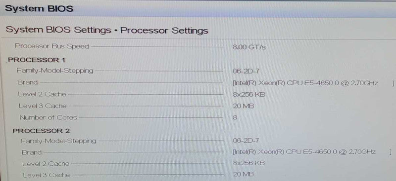 Dell PowerEdge R820 4x Xeon E5-4650 2.7GHz 256GB No Raid 8x2.5\\" Bays 2xPsu $
